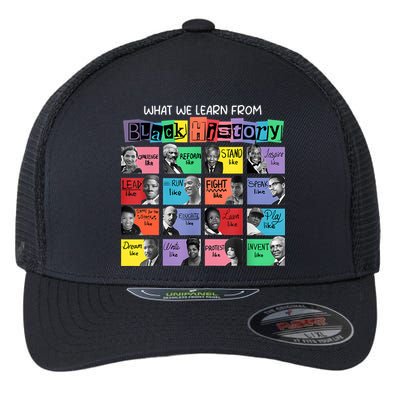 What We Learn From Black History Flexfit Unipanel Trucker Cap
