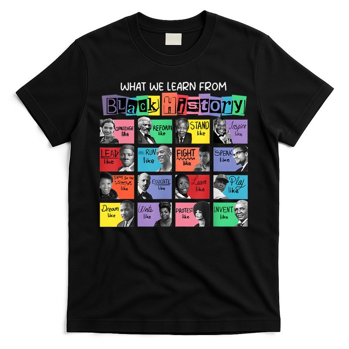 What We Learn From Black History T-Shirt