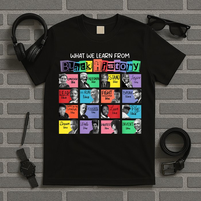 What We Learn From Black History T-Shirt