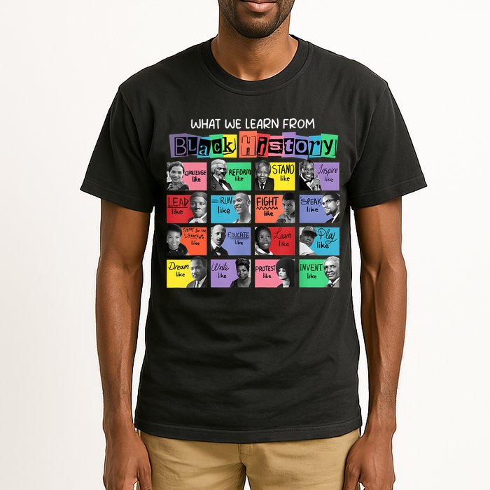What We Learn From Black History Tall T-Shirt