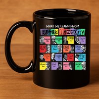 What We Learn From Black History 11oz C Handle Ceramic Mug