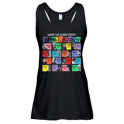 What We Learn From Black History Ladies Essential Flowy Tank