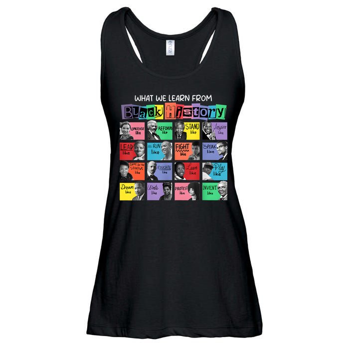 What We Learn From Black History Ladies Essential Flowy Tank