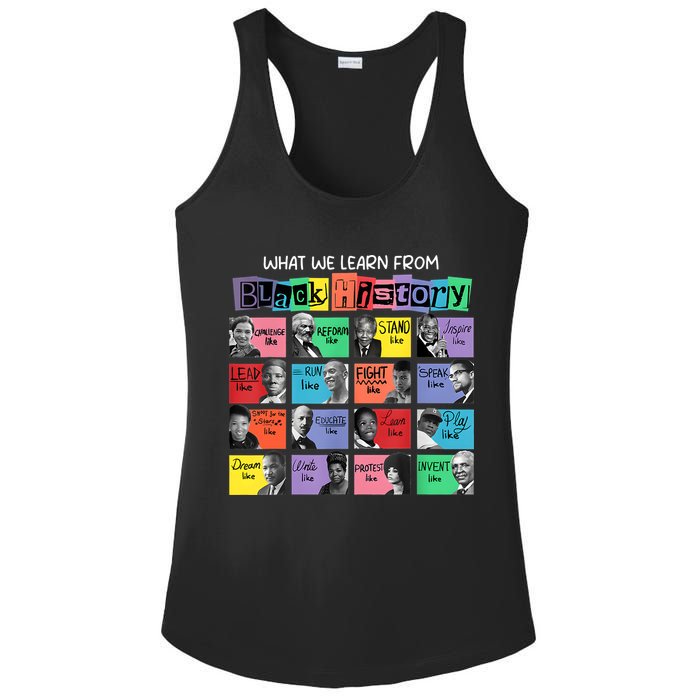 What We Learn From Black History Ladies PosiCharge Competitor Racerback Tank