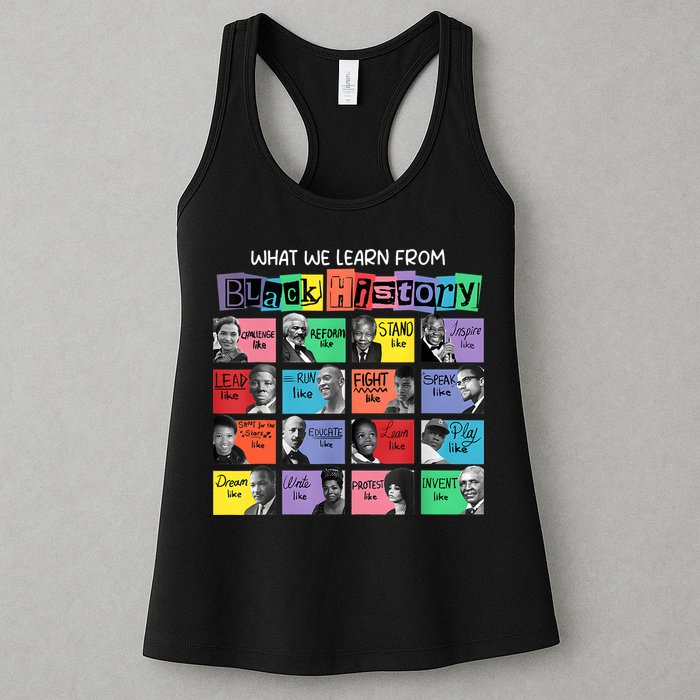What We Learn From Black History Womens Tank Top