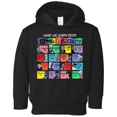 What We Learn From Black History Toddler Hoodie