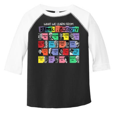 What We Learn From Black History Toddler Fine Jersey T-Shirt