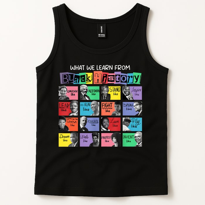 What We Learn From Black History Tank Top