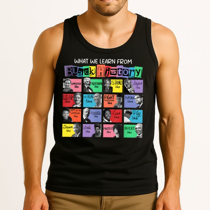 What We Learn From Black History Tank Top