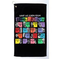What We Learn From Black History Golf Towel