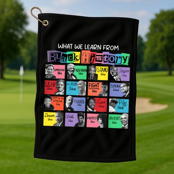 What We Learn From Black History Golf Towel
