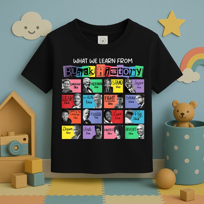 What We Learn From Black History Toddler T-Shirt