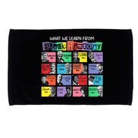 What We Learn From Black History Microfiber Hand Towel