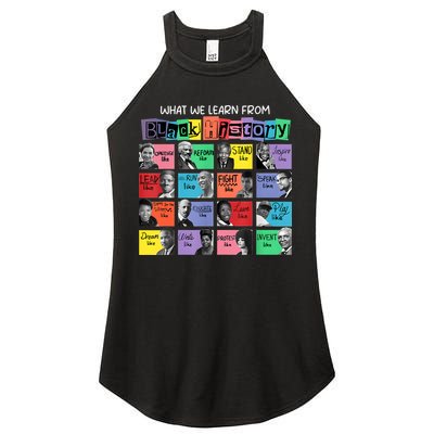 What We Learn From Black History Women's Perfect Tri Rocker Tank