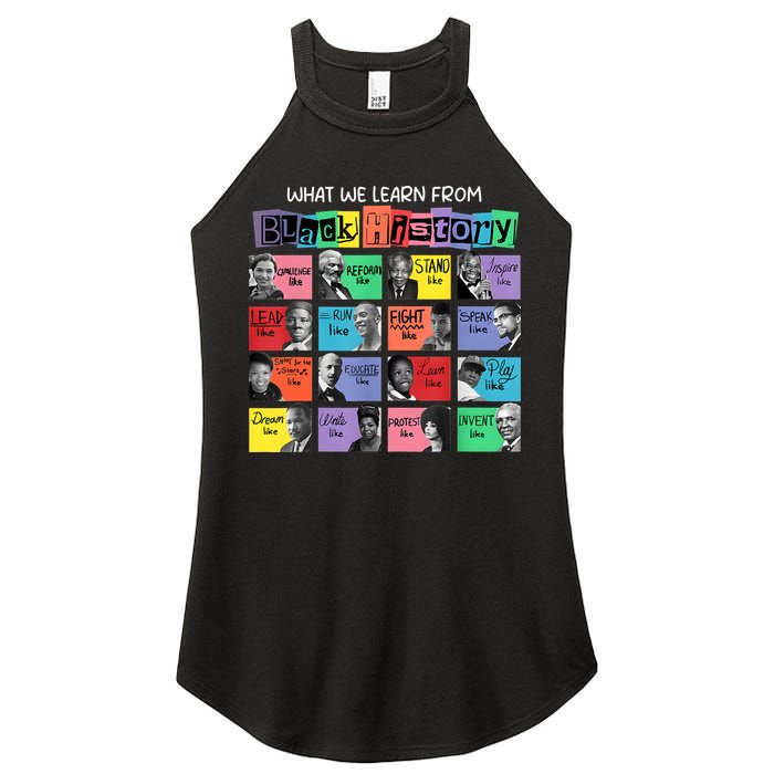 What We Learn From Black History Women's Perfect Tri Rocker Tank