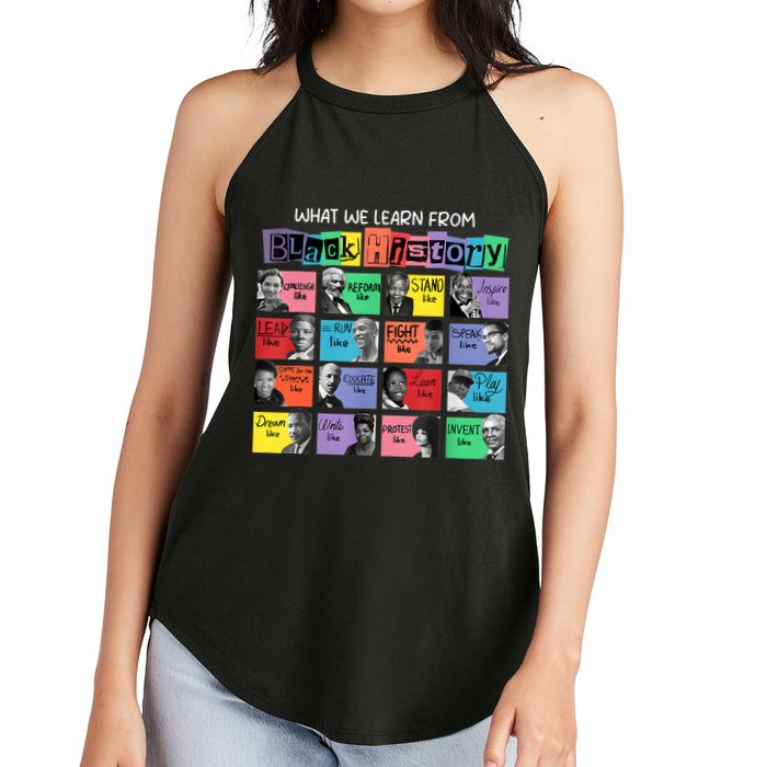 What We Learn From Black History Women's Perfect Tri Rocker Tank