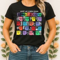 What We Learn From Black History Womens T-Shirt