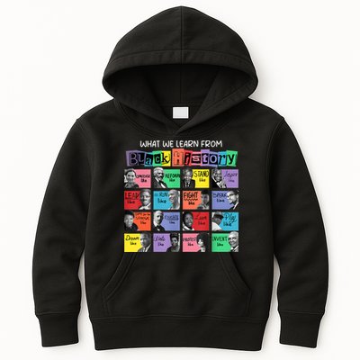 What We Learn From Black History Kids Hoodie