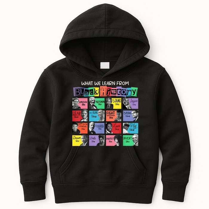 What We Learn From Black History Kids Hoodie