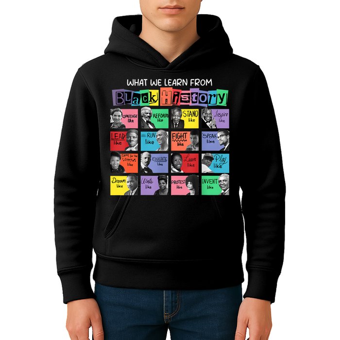 What We Learn From Black History Kids Hoodie