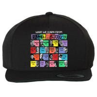 What We Learn From Black History Wool Snapback Cap