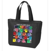 What We Learn From Black History Zip Tote Bag