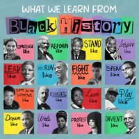 What We Learn From Black History Sueded Cloud Jersey T-Shirt