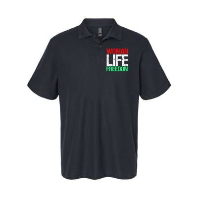 Wo WOMAN LIFE FREEDOM IRAN Iranian Patriotic Slogan Vintage Polo