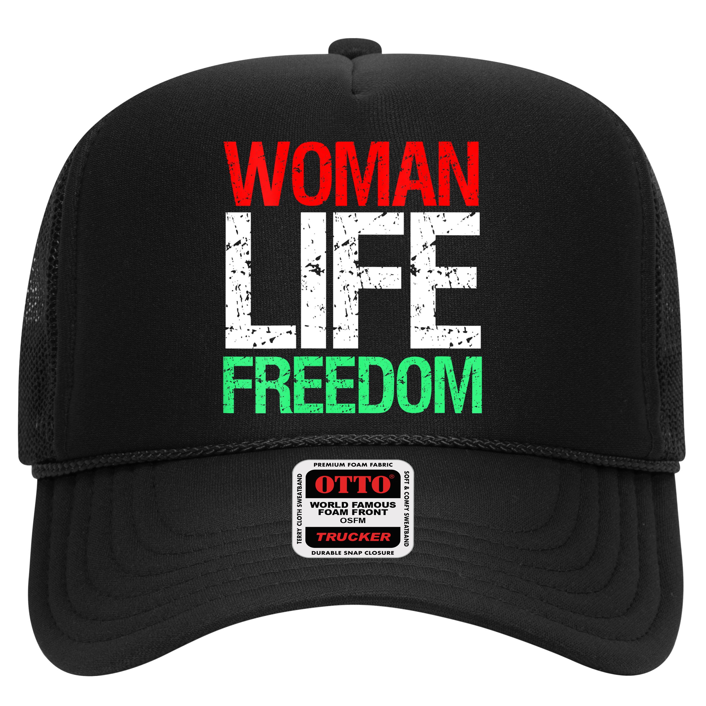 Wo WOMAN LIFE FREEDOM IRAN Iranian Patriotic Slogan Vintage Hat