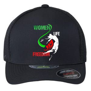 Wo Woman Life Freedom Zan Zendegi Azadi Iran Freedom Flexfit Unipanel Trucker Cap