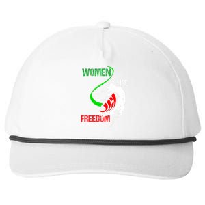 Wo Woman Life Freedom Zan Zendegi Azadi Iran Freedom Snapback Five-Panel Rope Hat