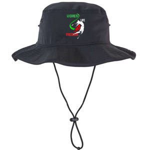 Wo Woman Life Freedom Zan Zendegi Azadi Iran Freedom Legacy Cool Fit Booney Bucket Hat