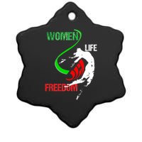 Wo Woman Life Freedom Zan Zendegi Azadi Iran Freedom Ceramic Star Ornament