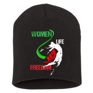 Wo Woman Life Freedom Zan Zendegi Azadi Iran Freedom Short Acrylic Beanie