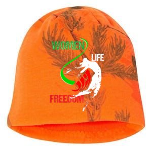 Wo Woman Life Freedom Zan Zendegi Azadi Iran Freedom Kati - Camo Knit Beanie