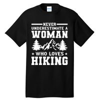 Women Who Love Hiking Graphic Tall T-Shirt