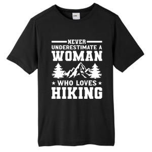 Women Who Love Hiking Graphic Tall Fusion ChromaSoft Performance T-Shirt