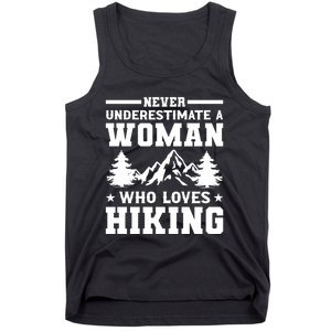 Women Who Love Hiking Graphic Tank Top