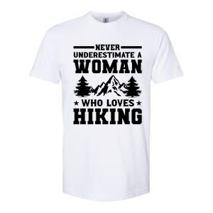 Women Who Love Hiking Graphic Softstyle CVC T-Shirt