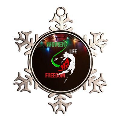 Wos Woman Life Freedom Zan Zendegi Azadi Iran Freedom Metallic Star Ornament