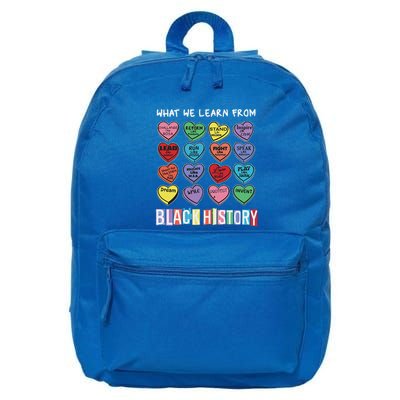 What We Learn From Black History 16 in Basic Backpack