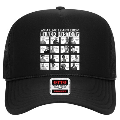 What We Learn From Black History Leaders Black History Month Trucker Hat