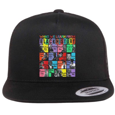 What We Leaders Black History Month Flat Bill Trucker Hat