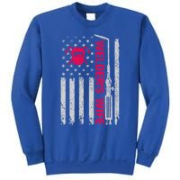 Welder's Wife Life American Usa Flag Welding For Mom Gift Sweatshirt