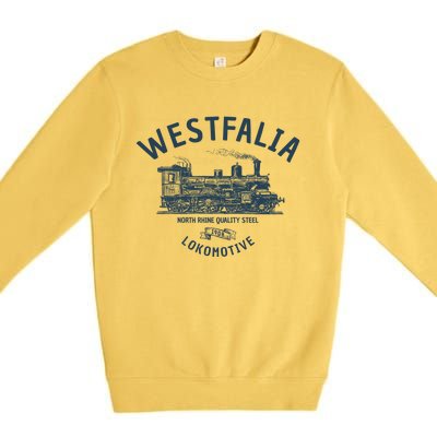 Westfalia Westfalen Lokomotive Train Premium Crewneck Sweatshirt