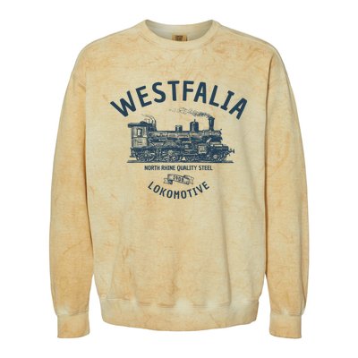 Westfalia Westfalen Lokomotive Train Colorblast Crewneck Sweatshirt