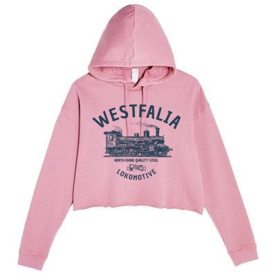 Westfalia Westfalen Lokomotive Train Crop Fleece Hoodie