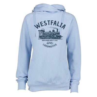 Westfalia Westfalen Lokomotive Train Womens Funnel Neck Pullover Hood