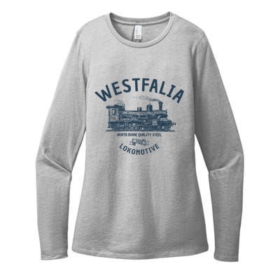 Westfalia Westfalen Lokomotive Train Womens CVC Long Sleeve Shirt