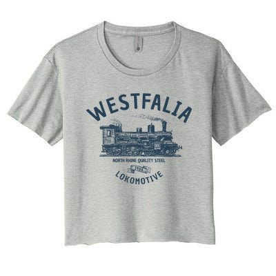 Westfalia Westfalen Lokomotive Train Women's Crop Top Tee